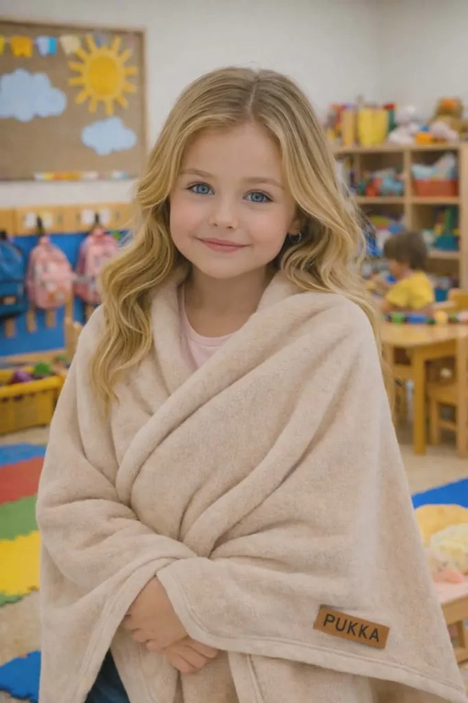 Duplarétegű Gyerektakaró drapp