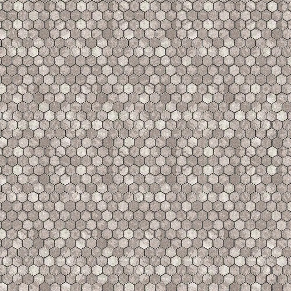 Flizelin Tapéta Geometrikus Méhsejtekkel