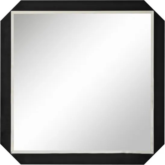Carre tükör, fekete, 70 cm