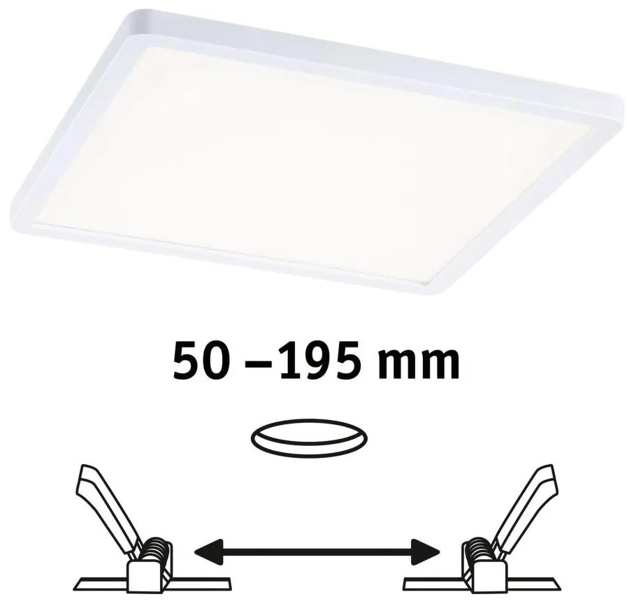 Paulmann 93060 - AREO beépíthető LED/16W lámpatest, IP44, szabályozható, fürdőszobai, 230V