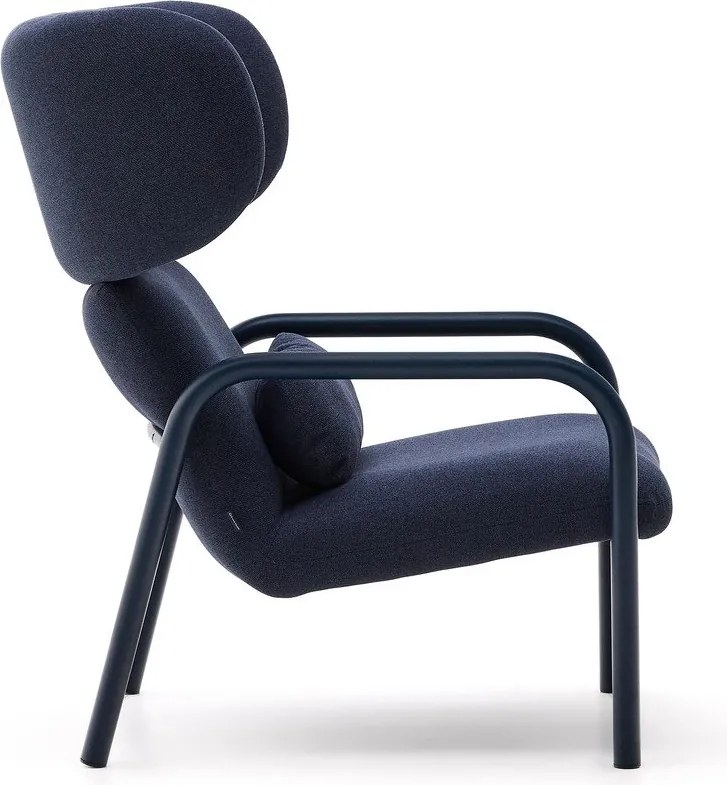 Sötétkék fotel Inari – Kave Home