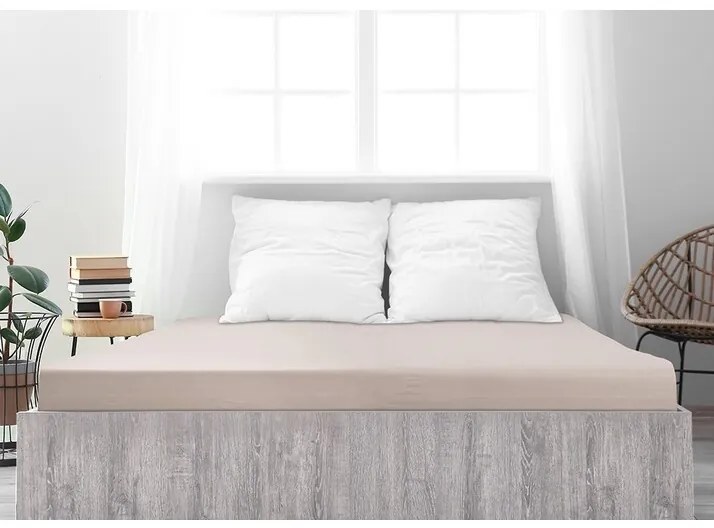 4Home jersey lepedő Ideal kávé , 200 x 200 cm, 200 x 200 cm