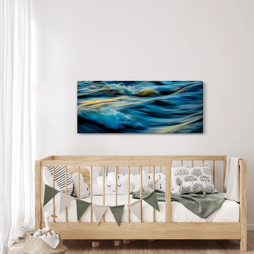 Kép - Hullámok (120x50 cm)