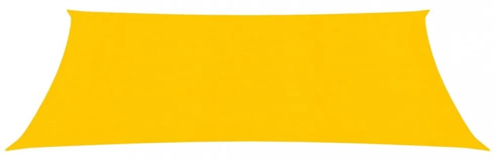 sárga HDPE napvitorla 160 g/m² 3 x 4 m
