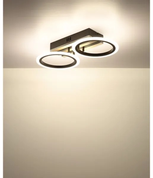 Globo 67360D2 - LED mennyezeti lámpatest BLEVINS 15W/230V 3000/4200/600K 21x44,5 cm