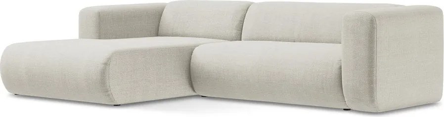 Bézs sarokkanapé (bal oldali-heverő résszel) Ekahi – Makamii