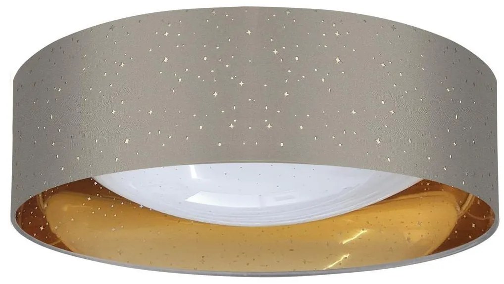Polux LED Mennyezeti lámpa TULUZA LED/24W/230V á. 40 cm barna SA1831