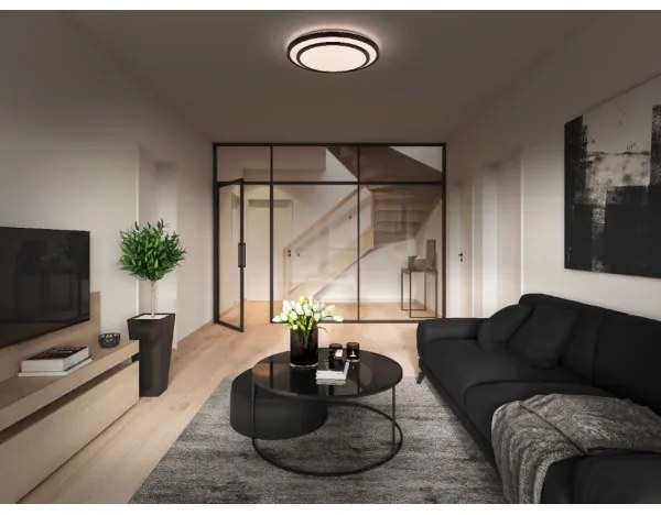 Osram - LED mennyezeti lámpatest ORBIS BERLIN LED/36W/230V Ø 49,2 cm fekete