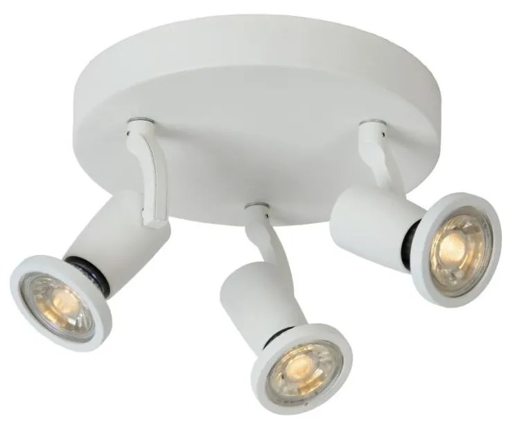 Lucide 11903/15/31 - LED spotlámpa JASTER-LED 3xGU10/5W/230V fehér