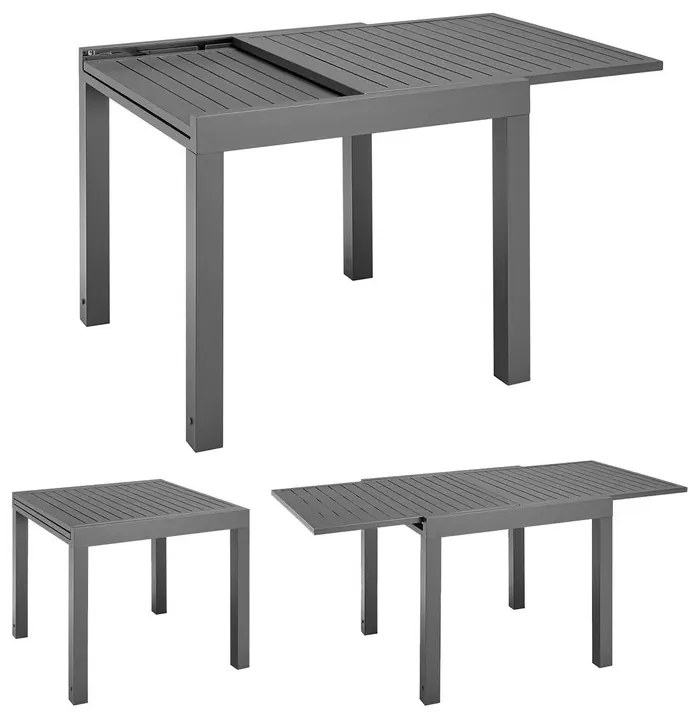 Juskys Laki kerti asztal 70x70 cm - antracit