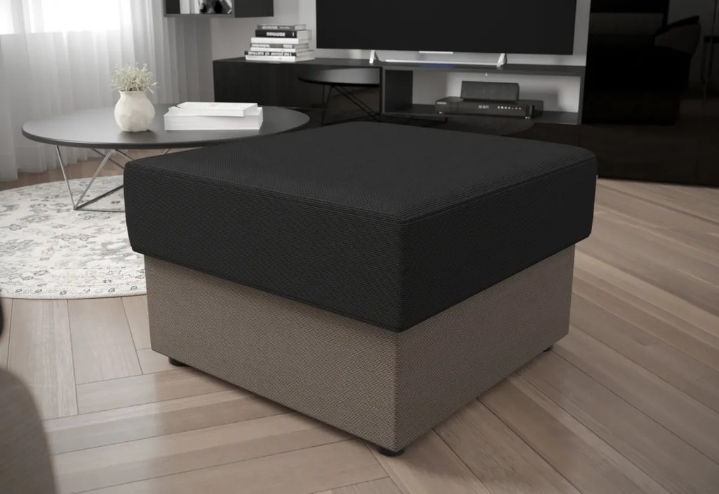 MIA puff, 70x36x70, rainbow 15/rainbow 22