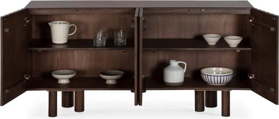 Barna mangófa komód 160x80x40 cm Tamira – MOME