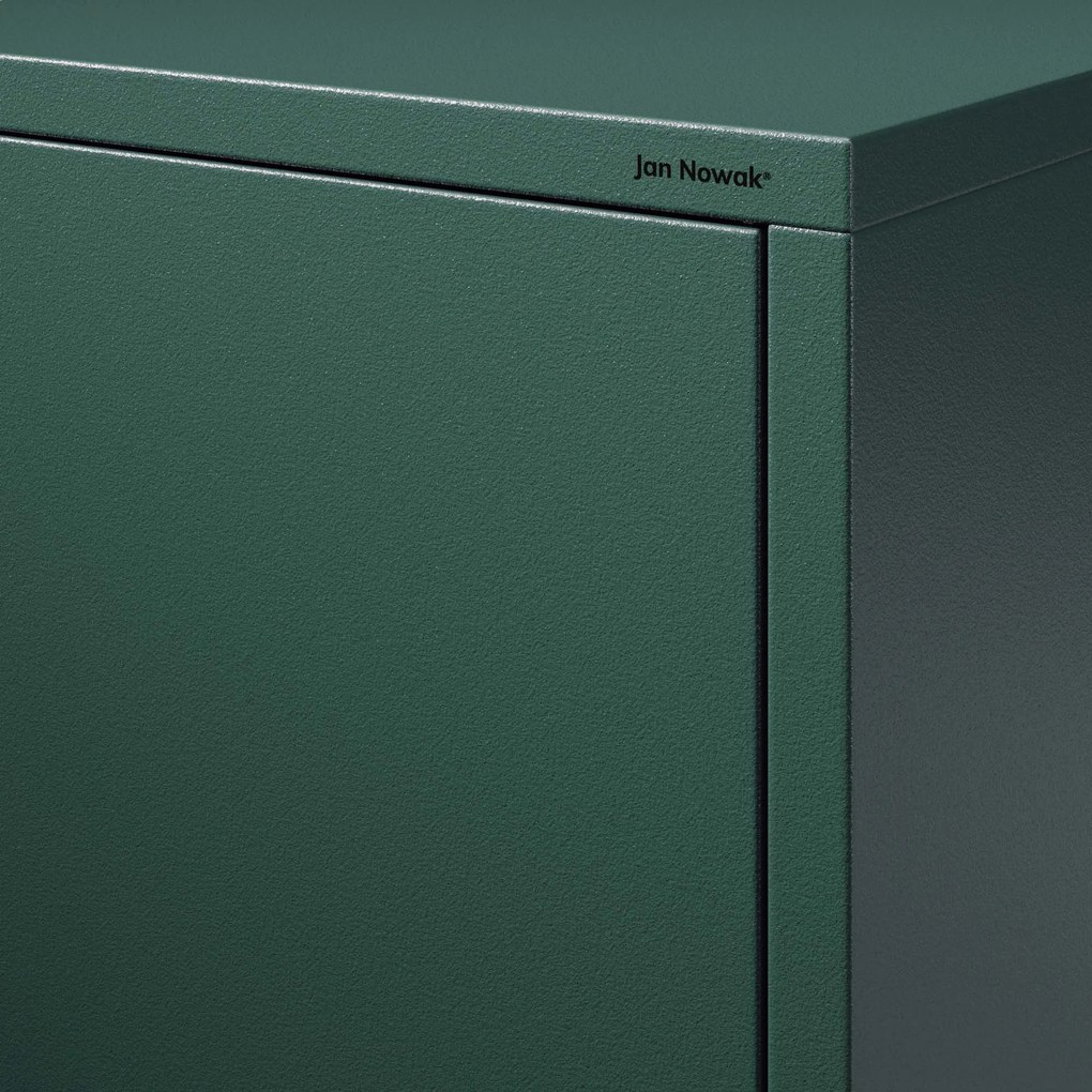 Szafka z półkami VITO, 800 x 1015 x 400 mm, Modern: butelkowa zieleń