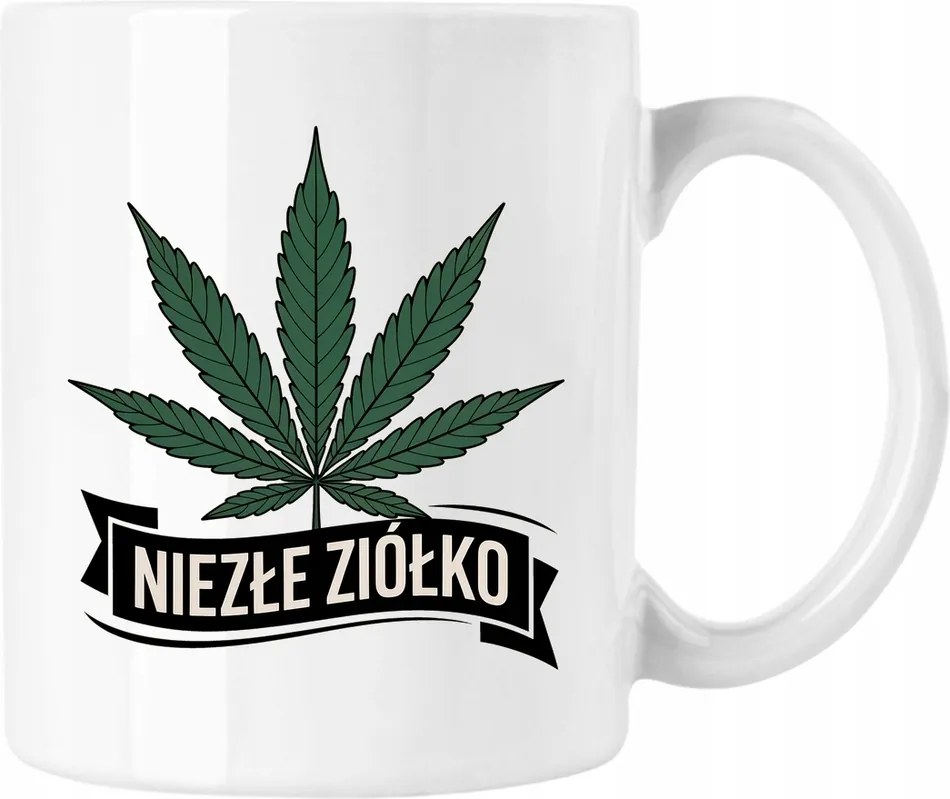 Bögre fűszernövény marihuána fű 1 Fehér 330ml