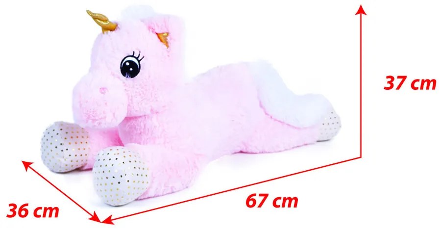 Rappa Nagy plüss egyszarvú Niko, 70 cm, 70 cm