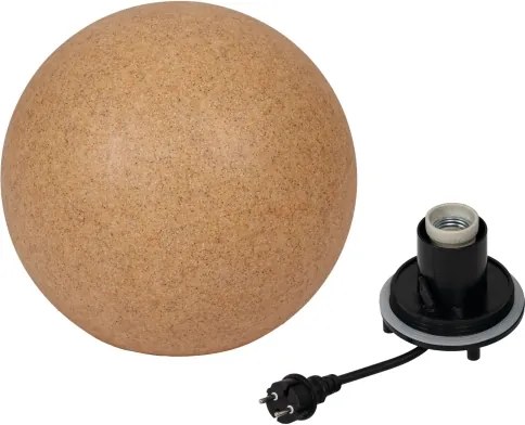 Kanlux 45935 - Kültéri lámpa STONO 1xE27/20W/230V Ø 30 cm IP65 bézs