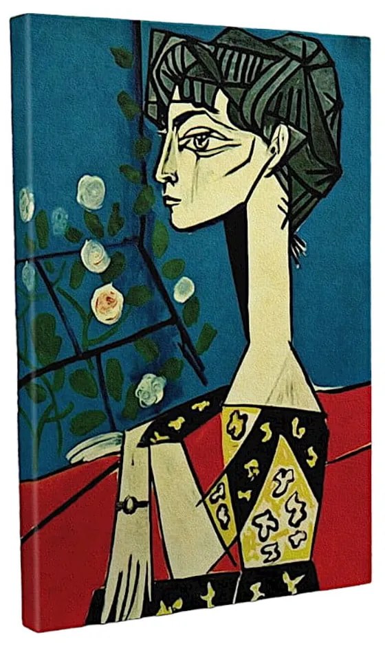Vászon fali kép Pablo Picasso Jacqueline with Flowers másolat, 30 x 40 cm