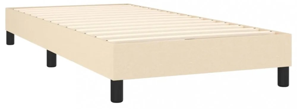 rugós ágykeret krém 90x190 cm szövet