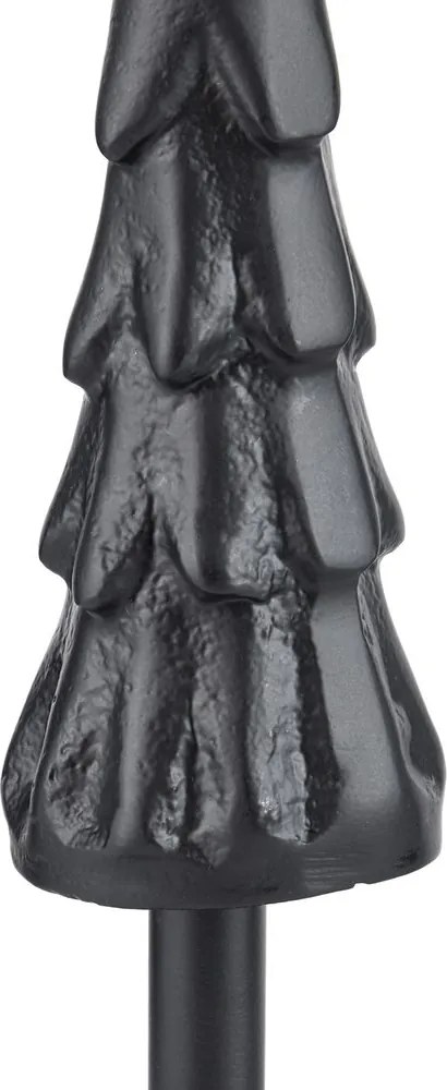 X-MAS fém dekoráció, fenyőfa, 25 cm
