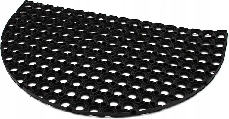 Lábtörlő 45x75cm gumi Gummi félkör alakú 22mm