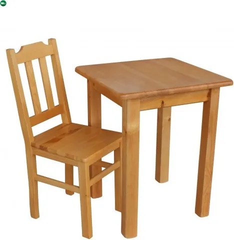 Étkezőasztal kocka 60x60 éger