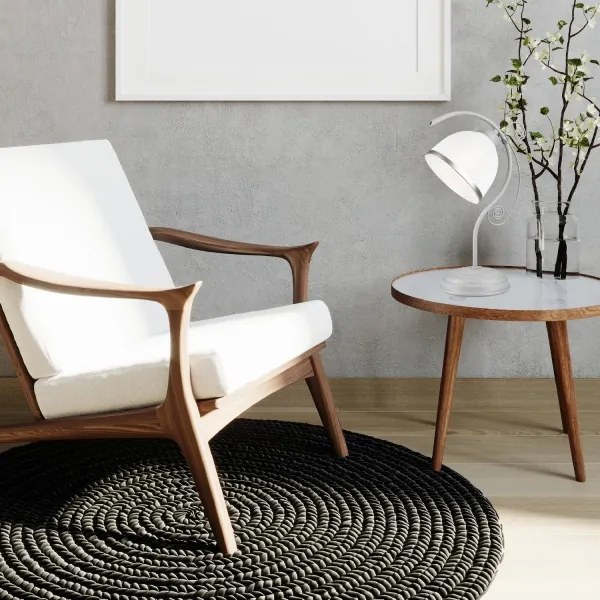 Asztali lámpa RETRO II 1xE27/60W/230V ezüst