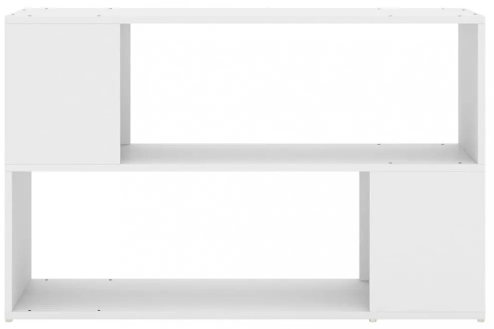fehér szerelt fa könyvszekrény 100 x 24 x 63 cm