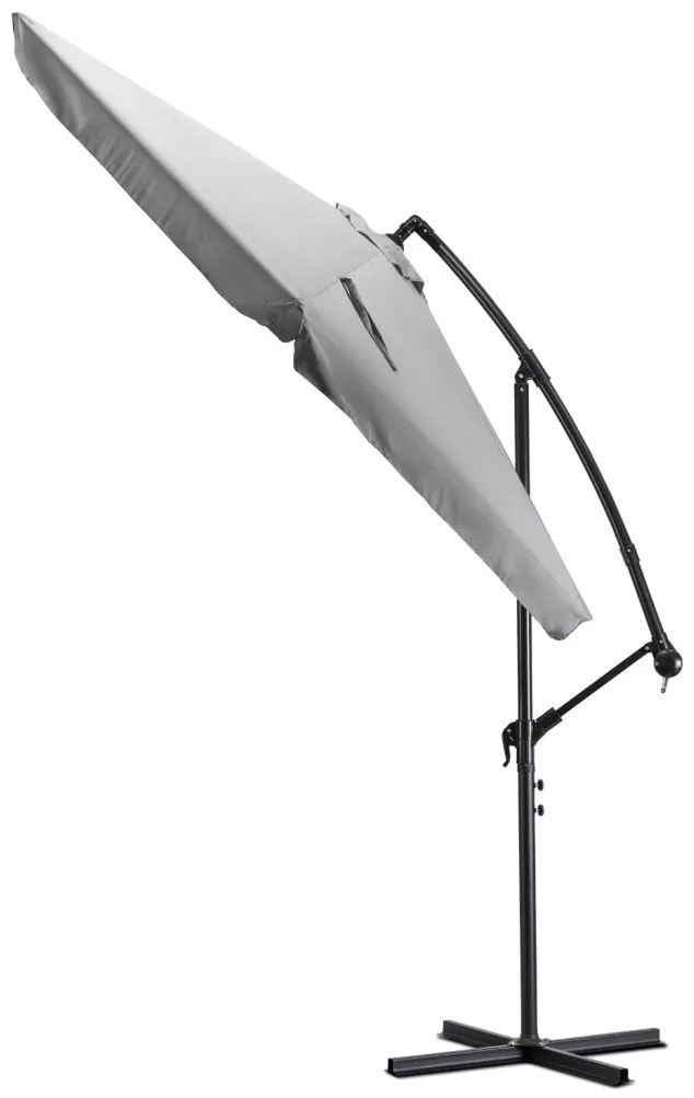 AKRON világosszürke kerti napernyő