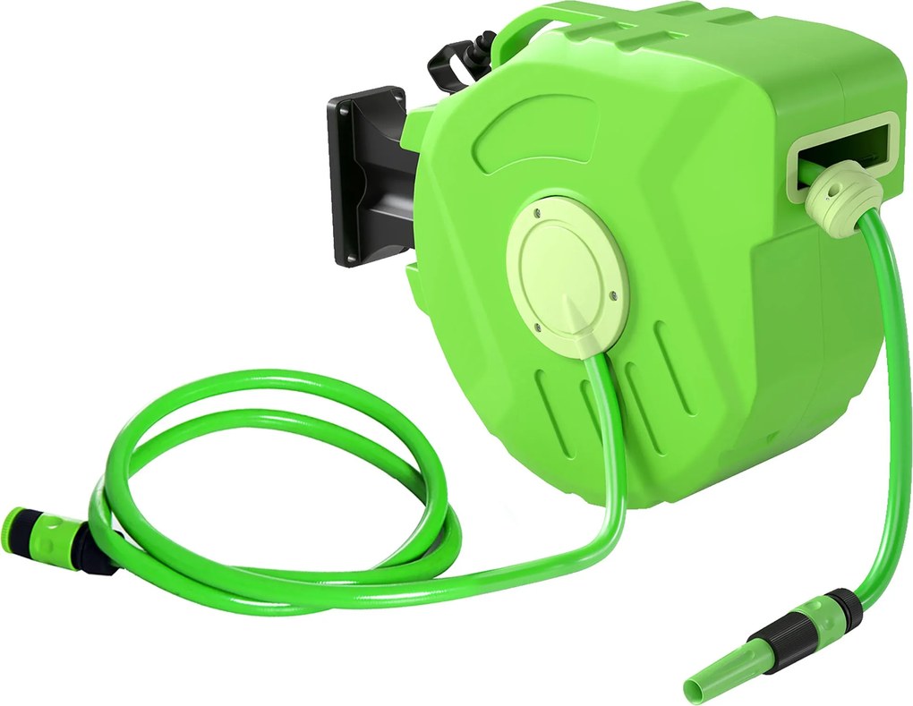 Outsunny 15+1,5 m Automata Kerti Kocsis Kert 180° Forgó Levegő Kerti Kocsis | Aosom