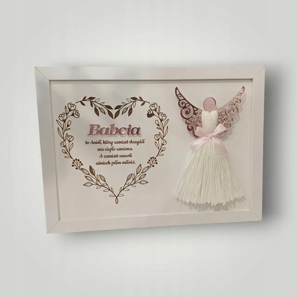 Képkeret nagyszülők napjára , nagymama napjára, nagypapa napjára, őrangyal képkeret