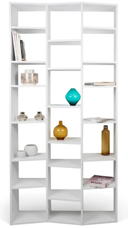 Fehér könyvespolc 108x224 cm Valsa – TemaHome