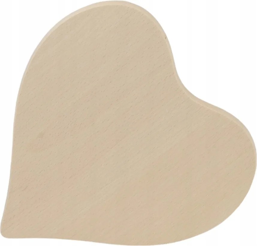 Fa vágódeszka Szív bükk 19X18 tálalás