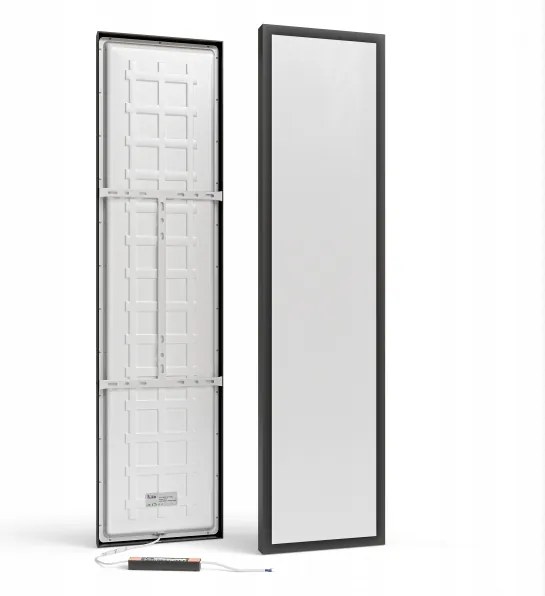 LED felületre szerelhető panel LED/60W/230V 30x120 cm fekete