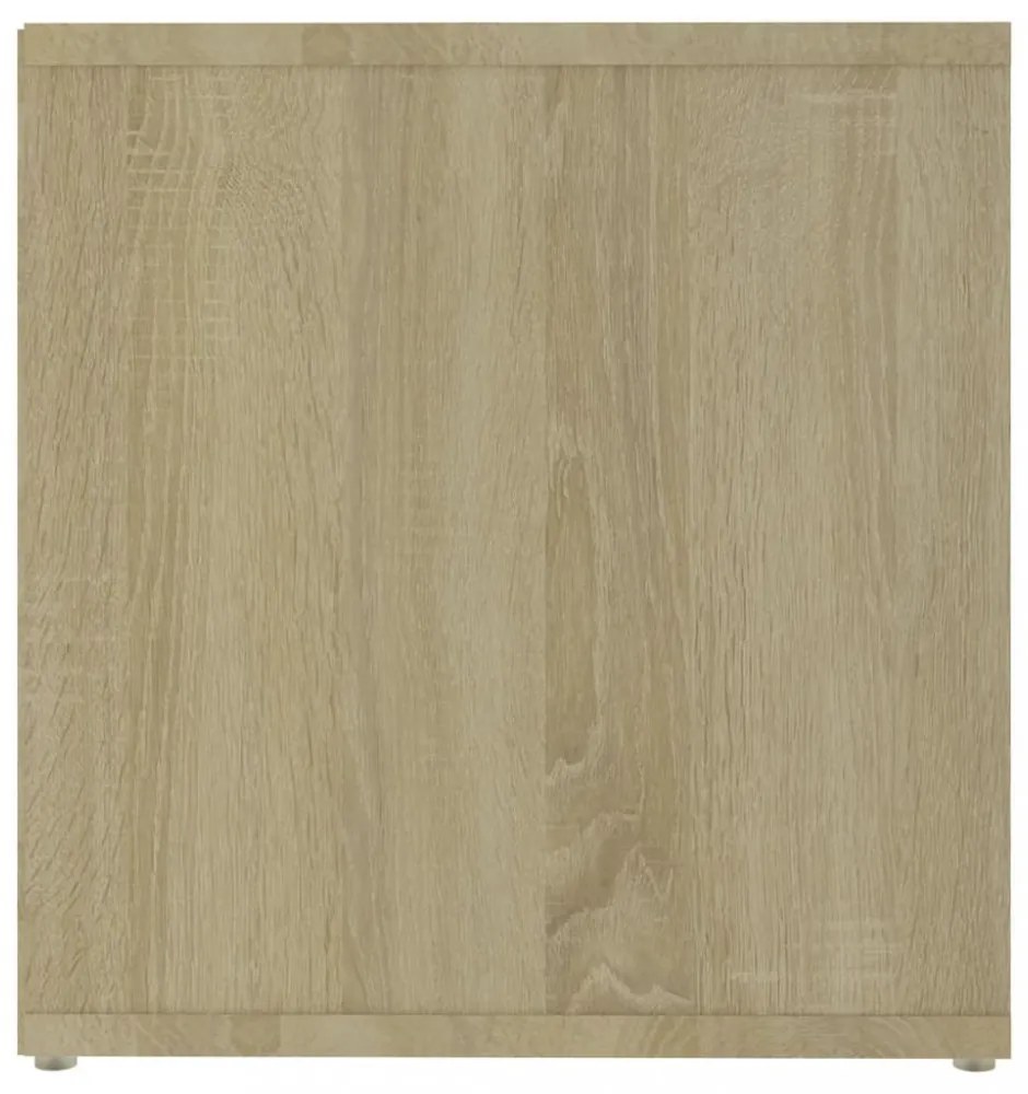 sonoma tölgy színű szerelt fa TV-szekrény 72 x 35 x 36,5 cm
