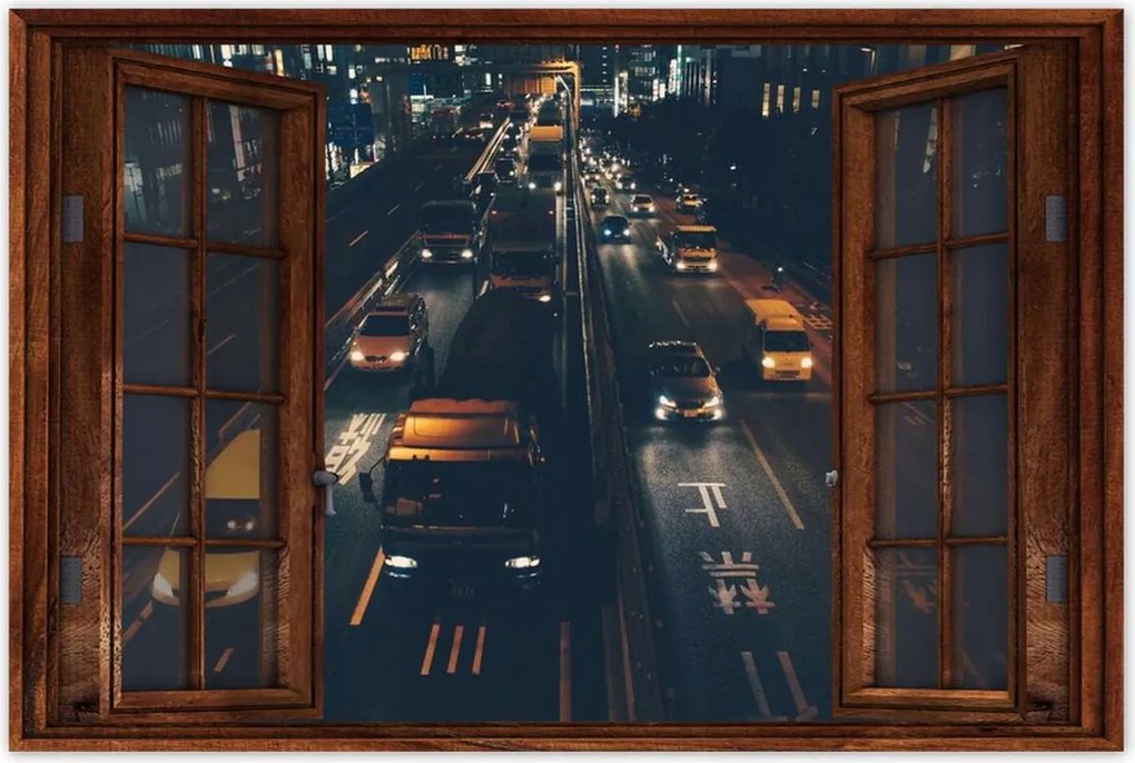 Poszterek 90x60 Teherautók éjszaka