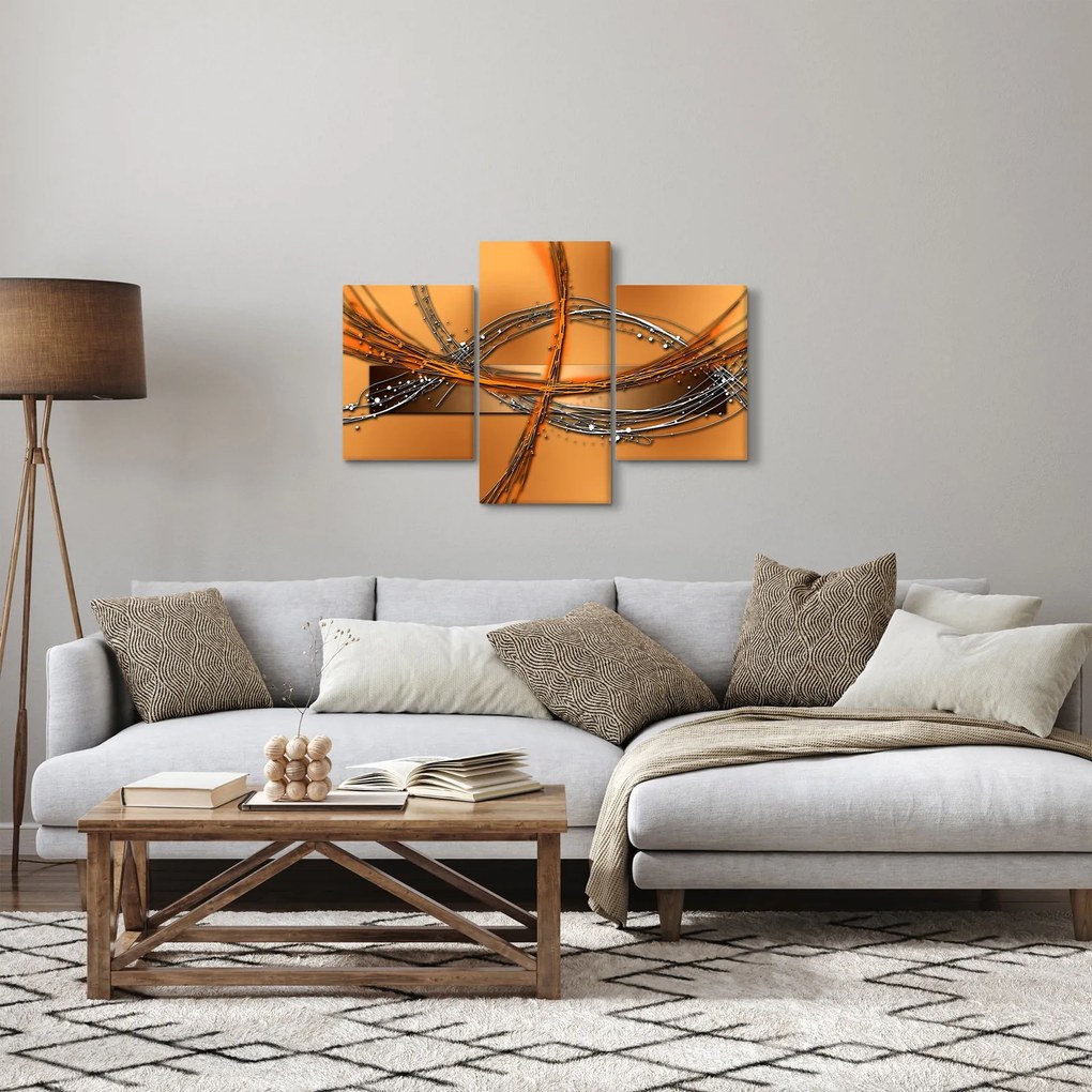 Absztrakt kép (90x60 cm)