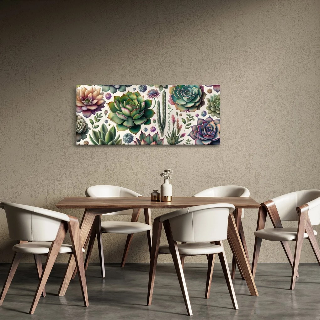 Kép - Pozsgás növények (120x50 cm)
