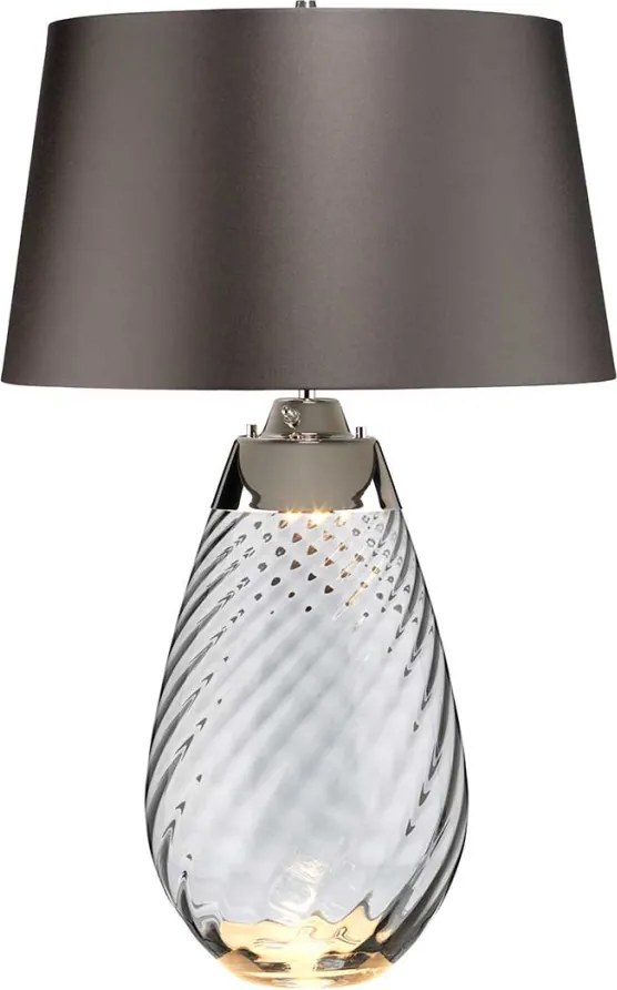 Elstead Lighting LENA LARGE LENA-TL-L-SMOKE Asztali lámpa 1X7W/GU10+1x60W/E27