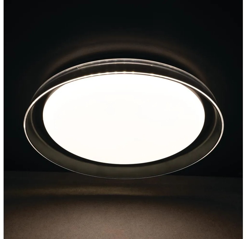 Kanlux 37319 - LED Mennyezeti lámpa NIFU LED/17,8W/230V átm. 43 cm fehér/fekete