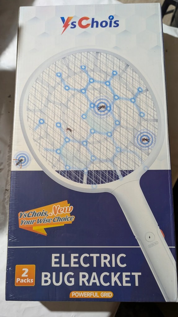 Elektromos rovarcsapda Legyek Darazsak 3000V 2 Db A Csomagban