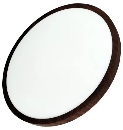 LED mennyezeti lámpatest LED/32W/230V 3000/4000/6500K átm. 40 cm barna