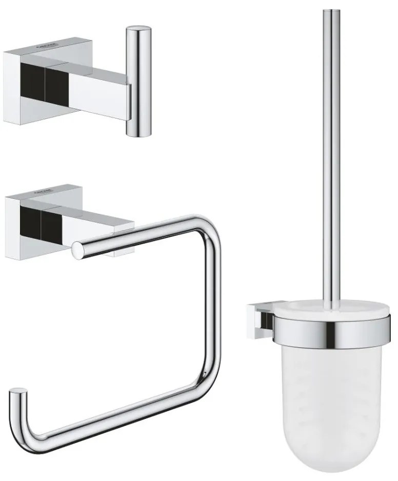 GROHE 40757001 - ESSENTIALS CUBE kiegészítőkészlet, fényes króm