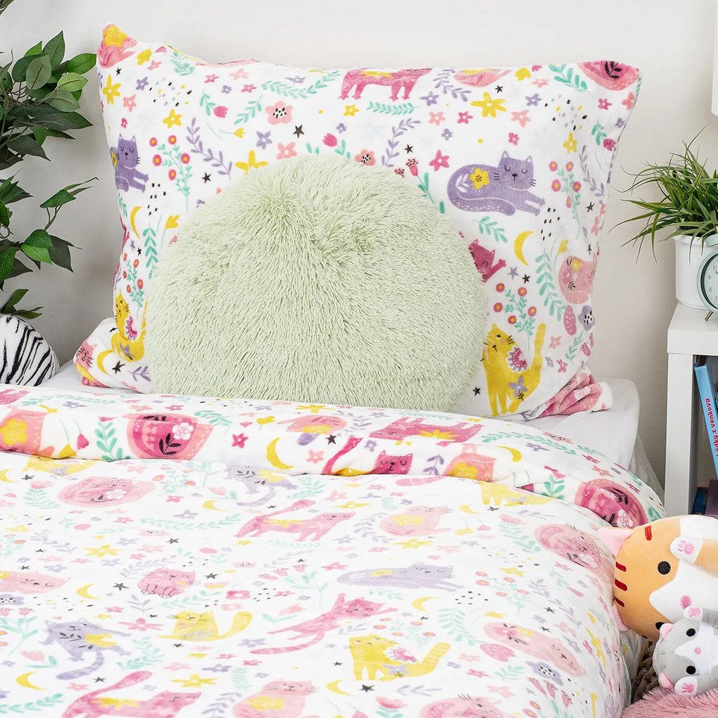 4Home Playful Paws mikroszálas ágyneműhuzat, 140 x 200 cm, 70 x 90 cm