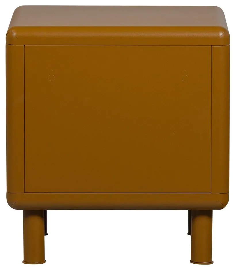 Okkersárga fém éjjeliszekrény Rune – WOOOD