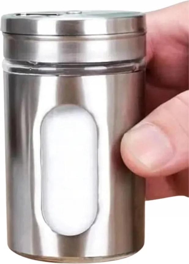 Sószóró Borsszóró Fűszertartó Dikom Fűszertartó Üveg Acél