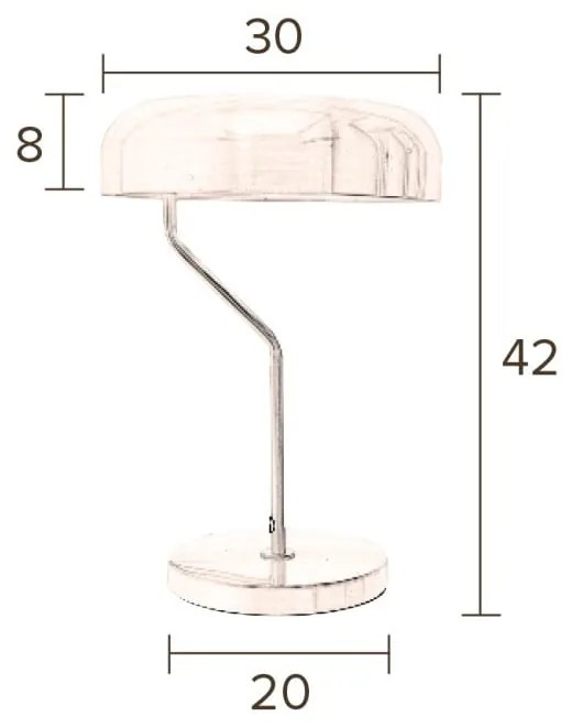 Eclipse sárgaréz asztali lámpa - Dutchbone