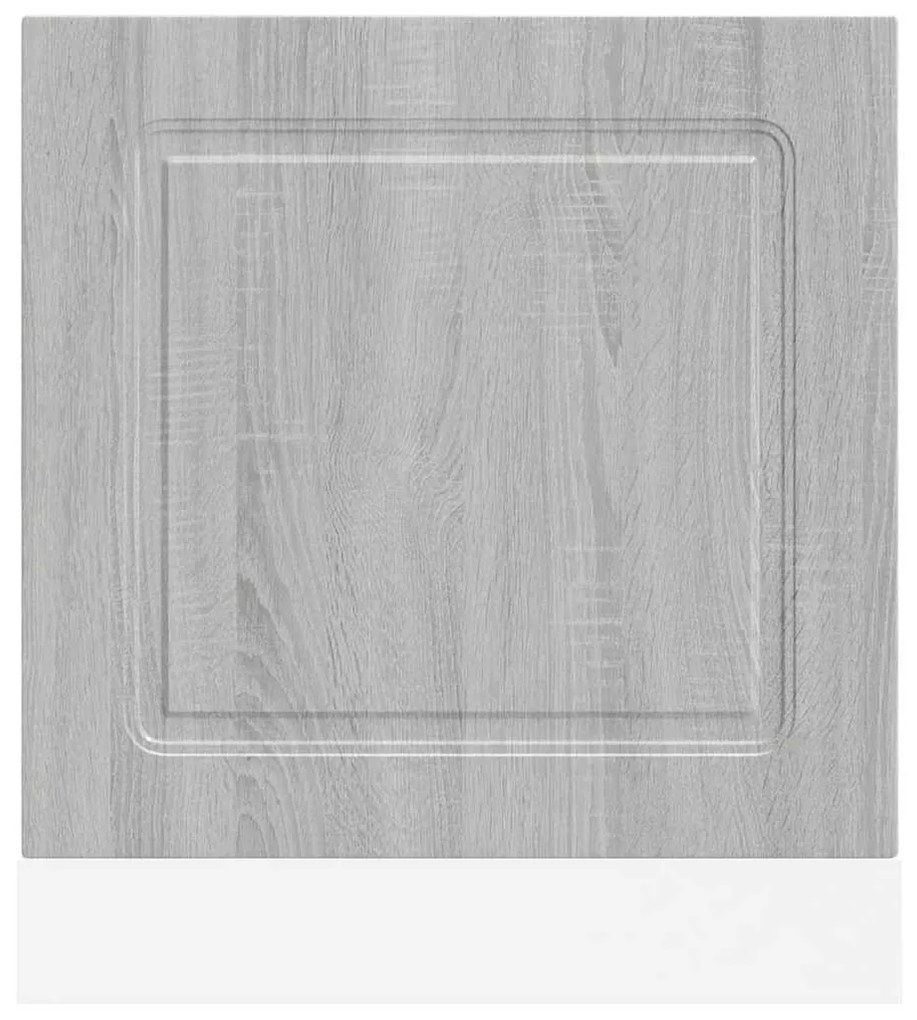 mosogatógép panel Kalmar szürke sonoma 60x1,5x67 cm gépi fa