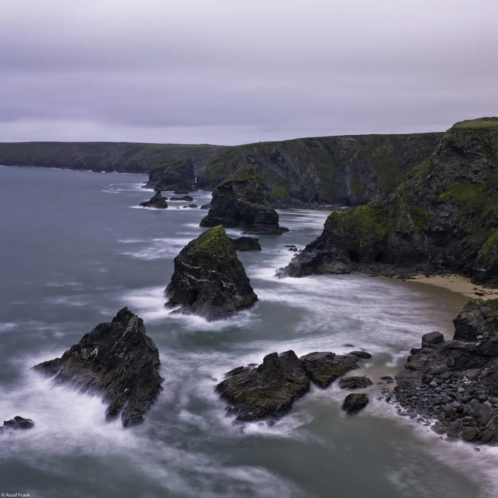 Poszter 30x30cm Bedruthan Steps, Assaf Frank