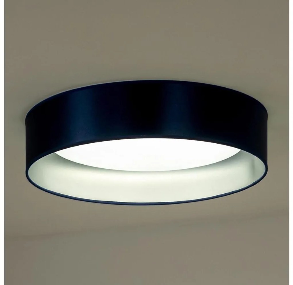 Duolla - LED Mennyezeti lámpa ROLLER LED/24W/230V átm. 45 cm kék/ezüst
