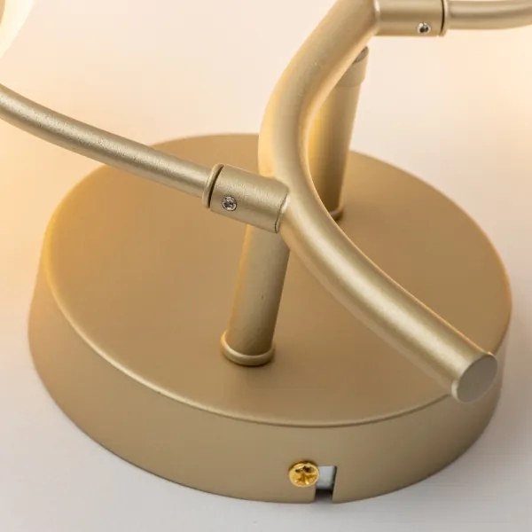 Brilagi - LED Fali lámpa MISTEL 3xG9/3W/230V arany/fehér